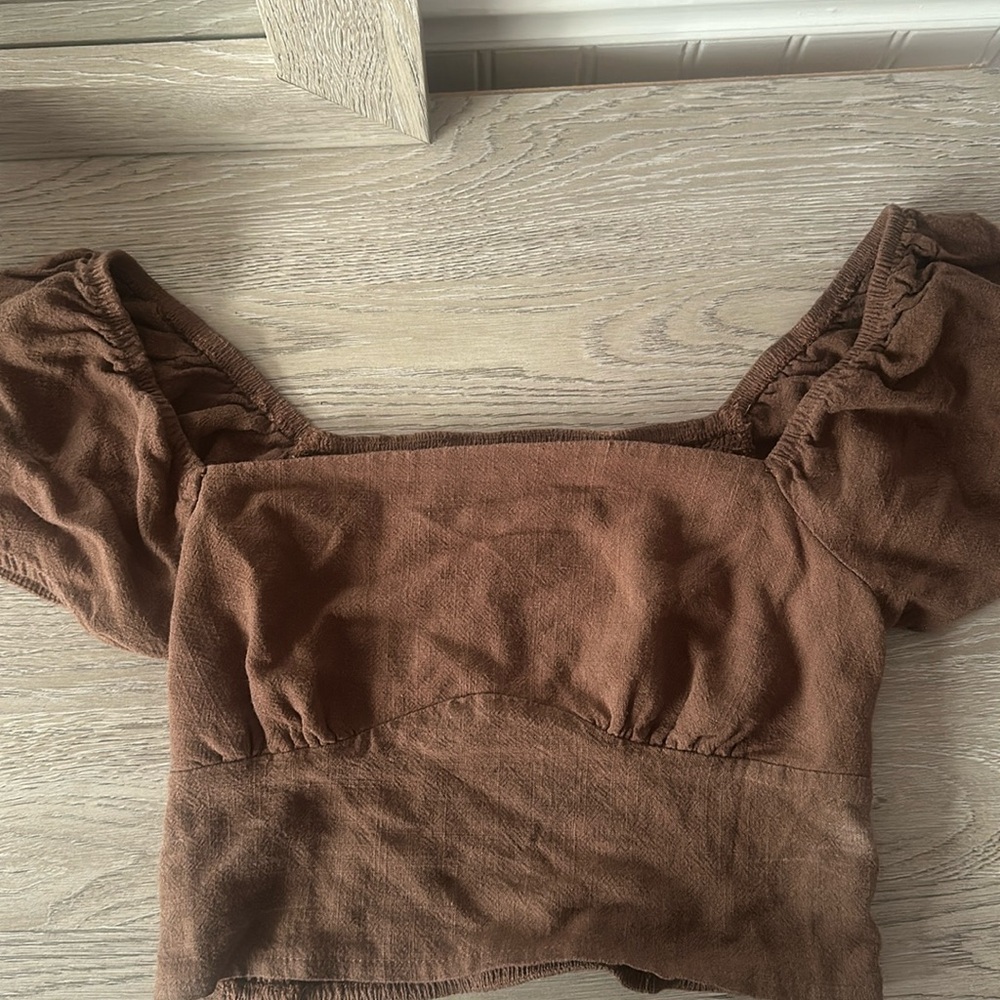 Brown Crop Top- Pacsun (size xs)